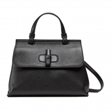 古琦GUCCI女式黑色牛皮手提单肩两用包370831 A7M0N 1000